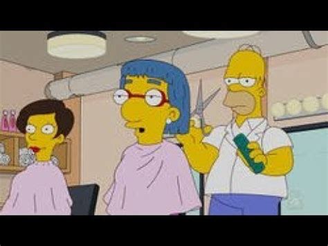 The Simpsons 99 Homer Become A Hair Dresser YouTube
