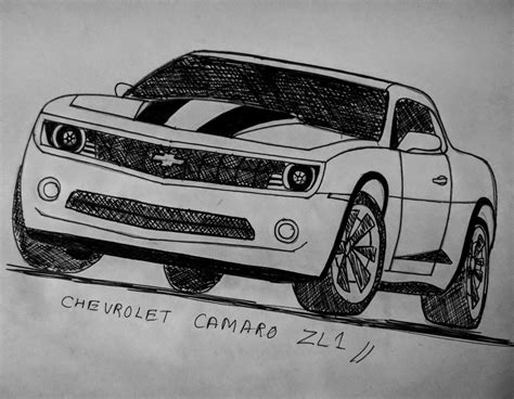 Chevrolet Camaro Zl1 Drawing Camaro Zl1 Chevrolet Camaro Zl1