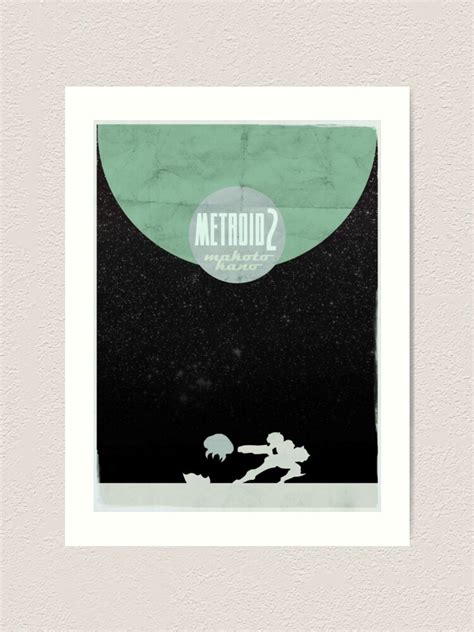 Minimalist Video Games Metroid 2 Art Print By Colorlust Redbubble