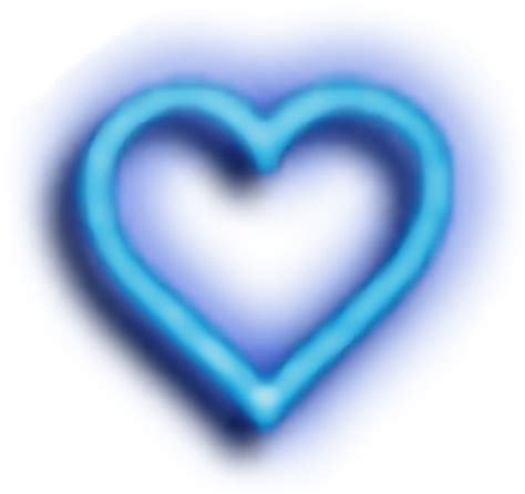Blueheart Blue Heart Glow Heart