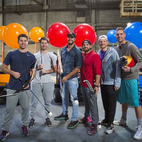 Dude Perfect And Luke Bryan Team Up In Archery Kart Battle Dude