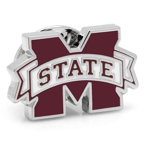 Cufflinksinc Mississippi State Lapel Pin In Silver Country Club Prep