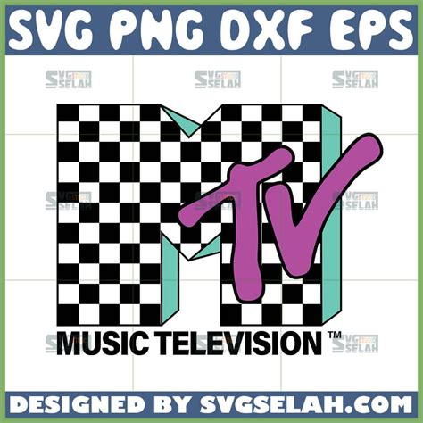 Mtv Music Television Classic Logo Retro Svg Svg Selah