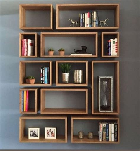 Wall Bookshelf Modern Floating Bookshelf Decor Handmade Furniture For