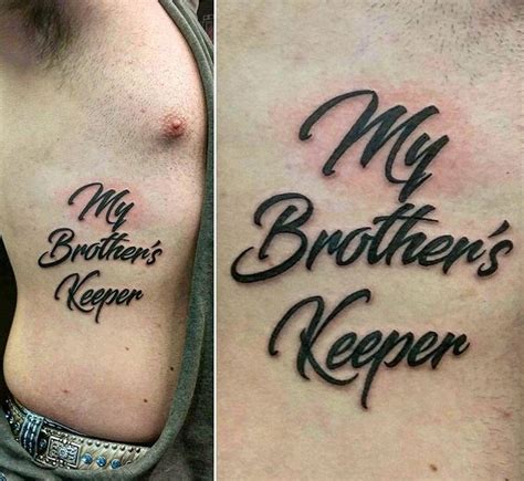 50 best my brother s keeper tattoos ideas and meanings luv68