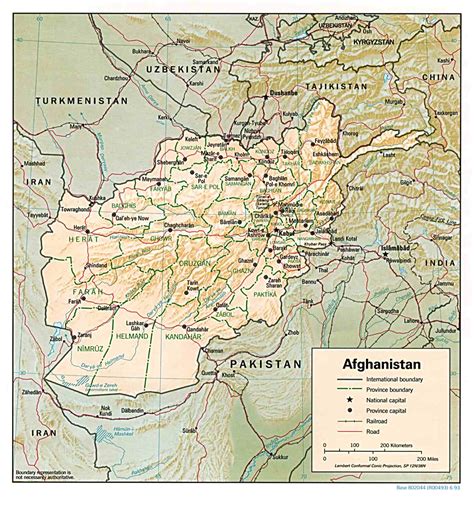 Afghanistan Maps Perry Castañeda Map Collection Ut Library Online
