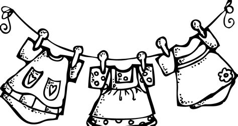 Black And White Clothesline Clipart 10 Free Cliparts Download Images On