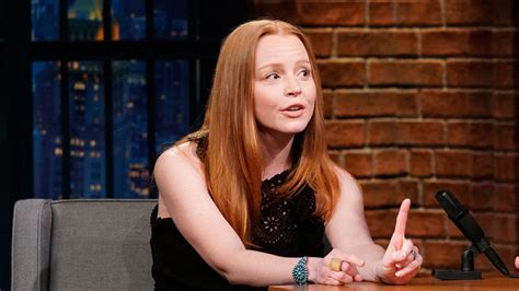 Watch Late Night With Seth Meyers Interview Lauren Ambrose On Playing