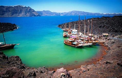 Santorini Volcano Hot Springs And Thirassia Island Cruise Tour In