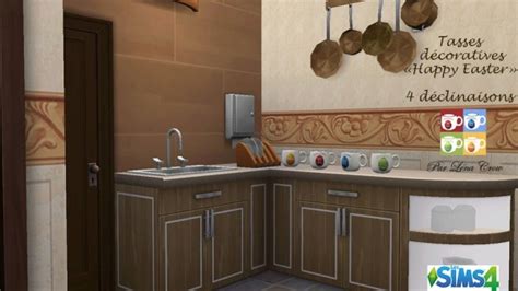 Sims Artists Decorative Cup Happy Easter • Sims 4 Downloads