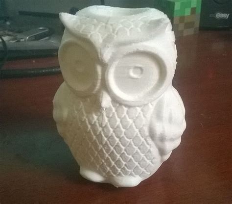 Sammlung von marco ackermann • zuletzt aktualisiert: Owl Vase 3D model 3D printable STL