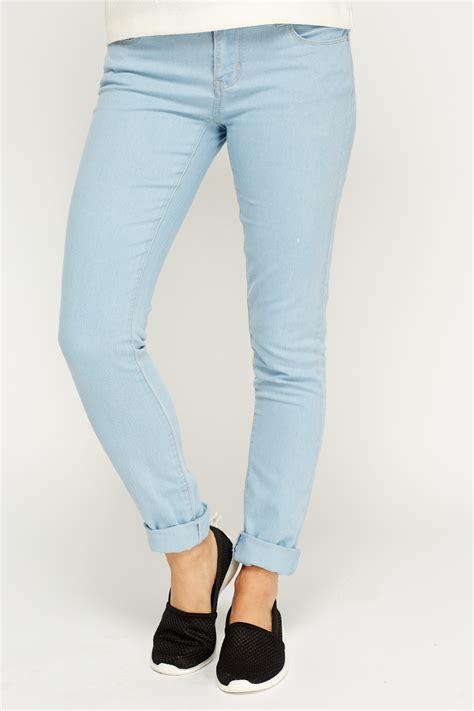 sky blue jeans just 7