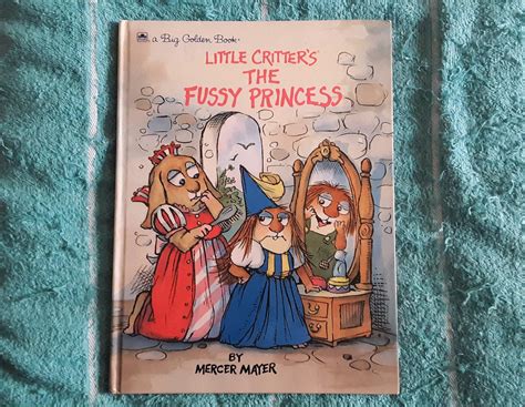 Vintage Little Critters The Fussy Princess Big Golden Book Etsy