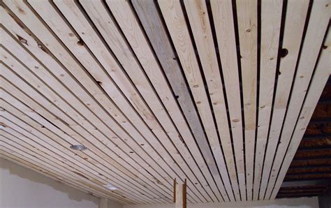 Slat Ceiling For The Basement Cool Idea Could Make In Smaller