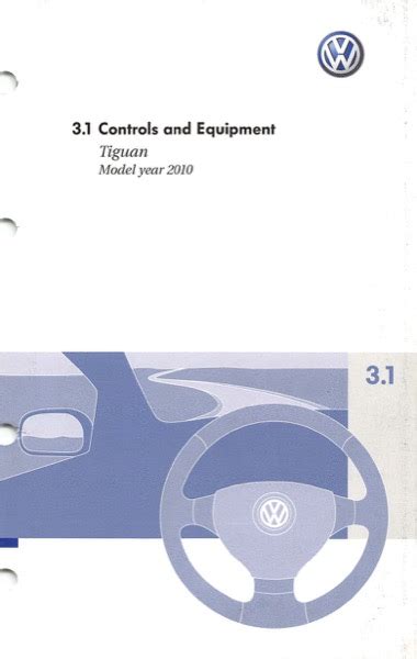 2010 Volkswagen Tiguan Owners Manual In Pdf