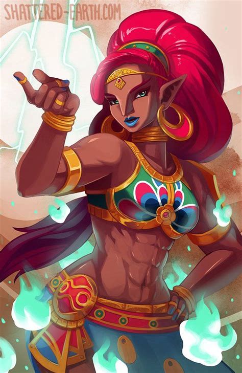 Lady Urbosa Art Print Legend Of Zelda Breath Of The Wild Gerudo