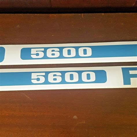 New Ford 5600 Tractor Long Decals High Quality Vintage Etsy
