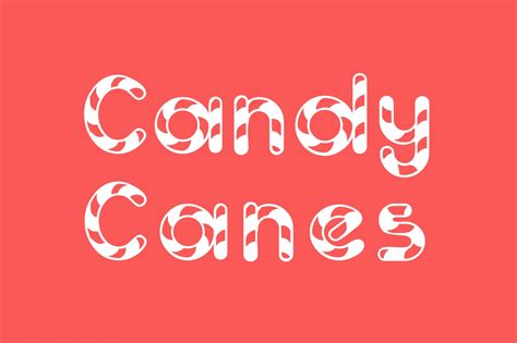Candy Cane Font Free Christmas Hq
