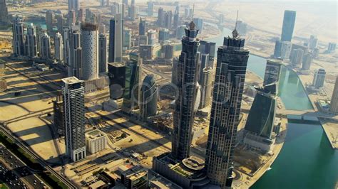 Aerial View Burj Khalifa Dubai Stock Footage Youtube
