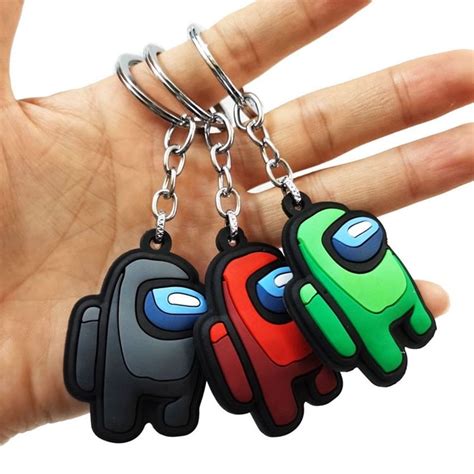 2d Among Us Pocket Keychains The Jholmaal Store