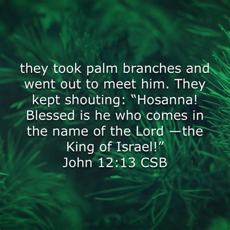Palm Branch Kings Of Israel Hosanna Bible Scriptures Amen Going
