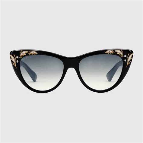 Oversize Cat Eye Sunglasses Gucci Womens Cat Eye 418823j07401015
