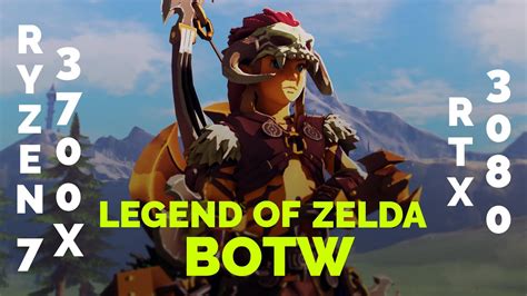 Legend Of Zelda Botw 4k Cemu Reshade Benchmark Ray Tracing Rtx 3080