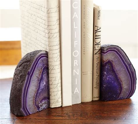 Geode Bookends Set Of 2 Geode Bookends Agate Bookends Bookends