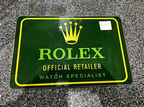 Lot 149 Rolex Sign