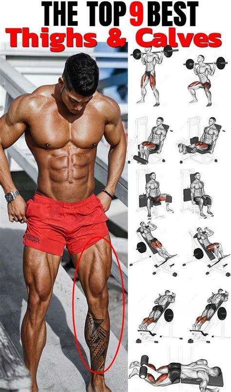 The Top Best Thigh And Calf Exercises Ever Devised In One Workout
