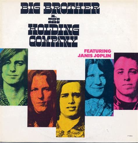 Big Brother And The Holding Company With Janis Joplin Vinyl Album Art Janis Joplin Album Cover Art