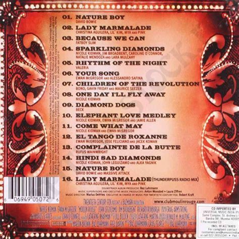 Moulin Rouge Original Soundtrack Cd Capitanstock