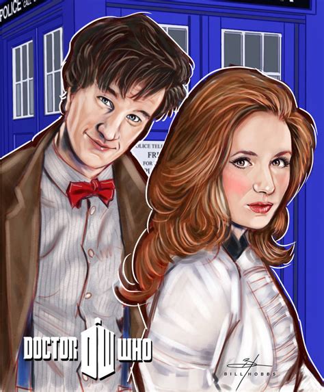 The Doctor And Amy Pond By Billhobbs On Deviantart