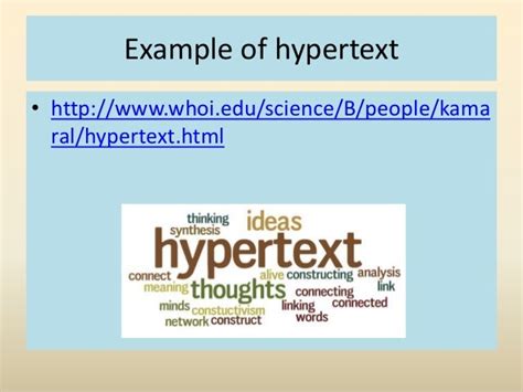 Hypertext Hypermedia And Multimedia