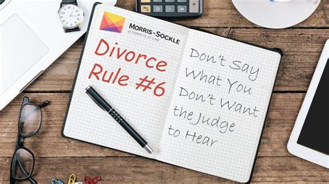 Best Divorce Advice Divorce Rule 6 By Morris Sockle Youtube