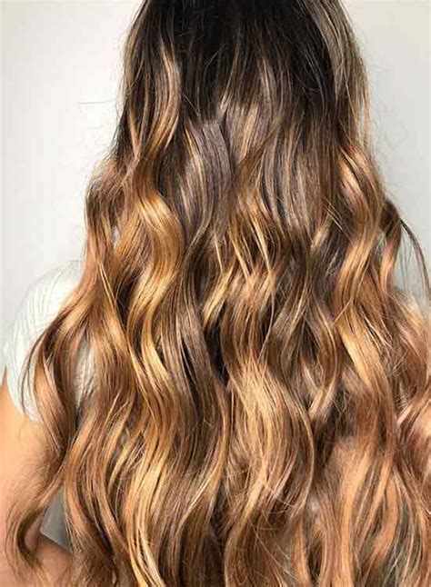 Dark caramel and blonde hair color. Caramel Blonde Hair Color-With Highlights, Balayage + Dye ...