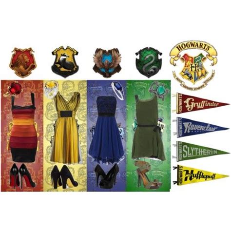 Hogwarts House Fashion Harry Potter Outfits Harry Potter Dress