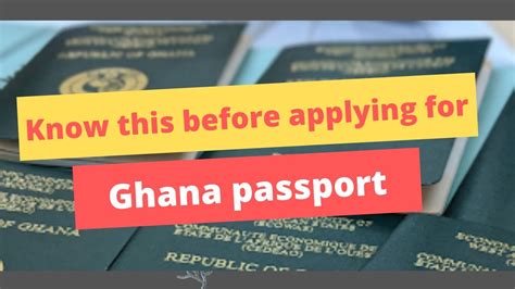 Ghana Passport What To Know Before Applying For Ghanaian Passport