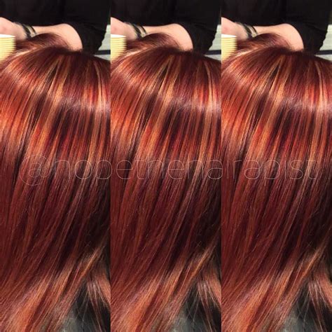 Burnt Sienna Hair Color