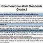 Math Common Core Standards 2nd Grade