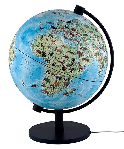 Animals Of The World 11 Illuminated Globe Kids Globe Childrens
