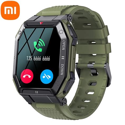 Xiaomi Smart Watch 2023 New 1 85inch Military Smartwatch Men Bluetooth
