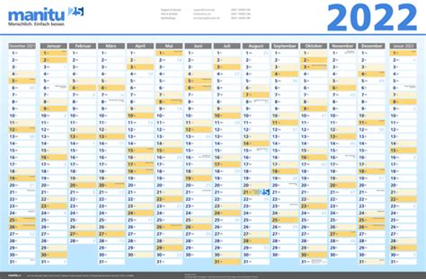 Kostenloser Wand Kalender Und Pdf Kalender Für 2022 Hostbloggerde