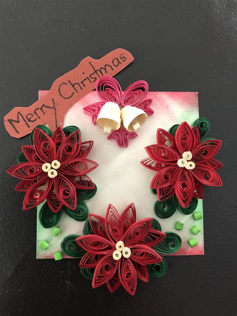 Quilled Christmas Card By Jujukwan Quilling Christmas Christmas