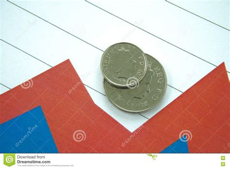 British Coins And Chart Stock Image Image Of Insurance 82167847