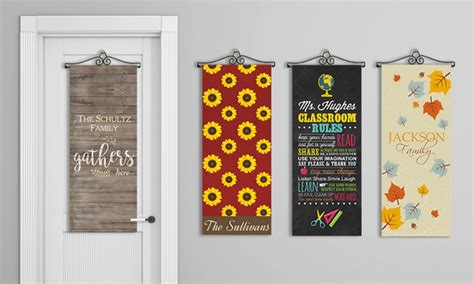 Door Banners And Banner Collage