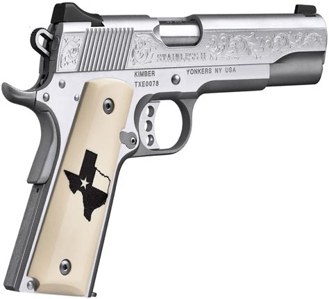 Kimber 3200315 Stainless Ii Texas Edition Pistol 45 Acp 5 In Barrel
