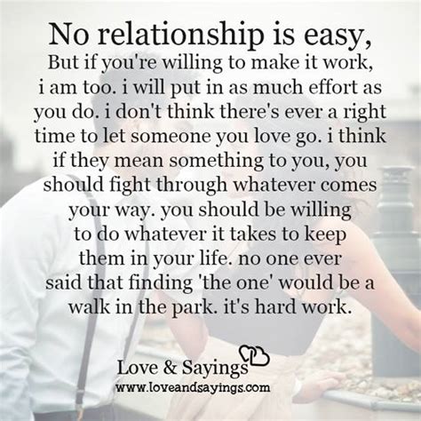 No Relationship Is Easy