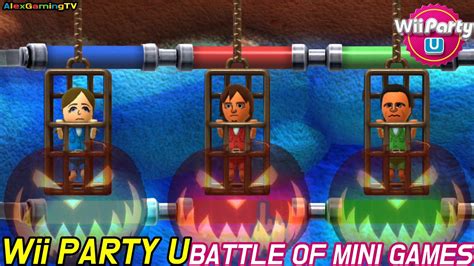 wii party u battle of minigames player lucia master difficulty youtube