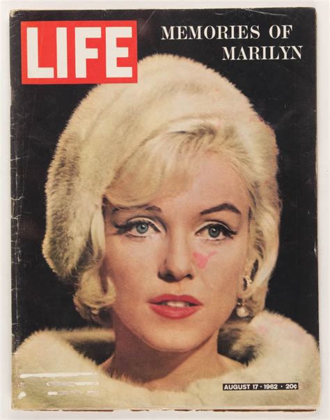 Vintage 1962 Life Magazine With Marilyn Monroe Cover Pristine Auction